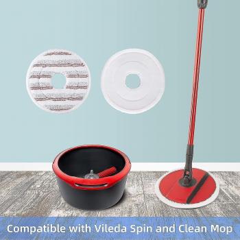 Recharge de Mop en Microfibre pour Vileda Spin And Clean