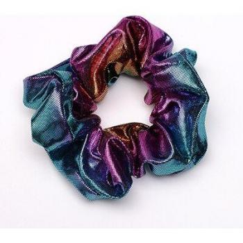 Scrunchie Éclat Doré et Argenté