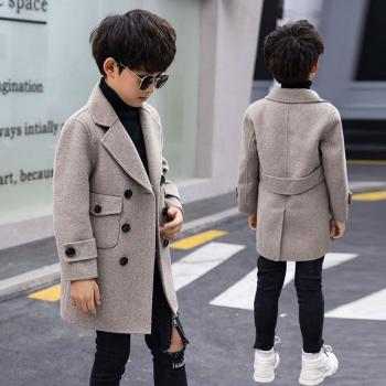 Wollen Trenchcoat voor Jongens