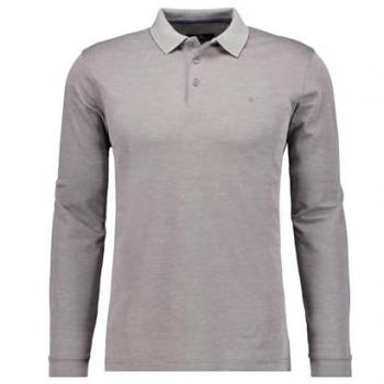 RAGMAN Poloshirt Langarm Herren XXL silbergrau