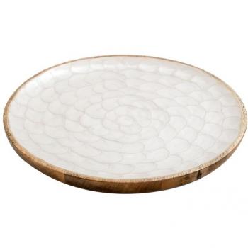 Plateaux et Boîtes à Assiette Ovale Blanche – Ligne Signes Grimalt