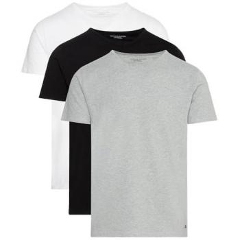 Tommy Hilfiger Set Magliette Intime 3 Pack Nero Grigio Bianco L