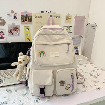 DCIMOR Girls' Travel Backpack with Multiple Pockets