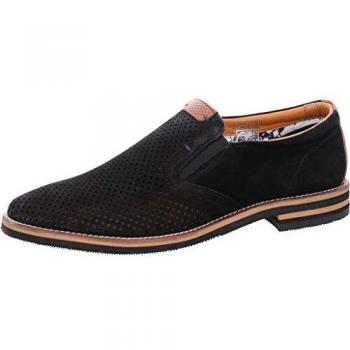 Salamander Herren Slipper, Schwarz