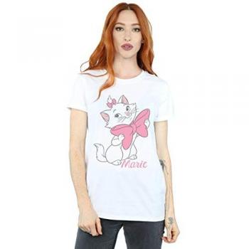 Aristocats Marie Bow Casual Boyfriend T‑Shirt