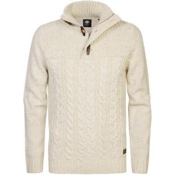 Diomede Strickpullover mit Zopfmuster