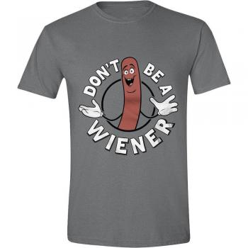 Sausage party Herren Don’T Be A Wiener T-Shirt, Grau (Sports Grey), XXL