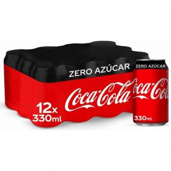 Coca‑Cola Zero 12x33 cl Bottiglia trasparente