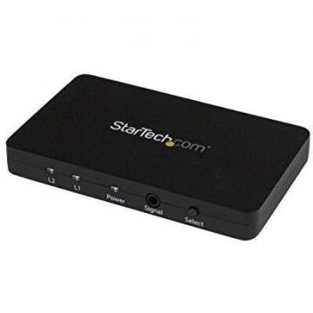 StarTech 2-Port HDMI Auto-Umschalter mit Aluminium-Gehäuse und MHL-Unterstützung