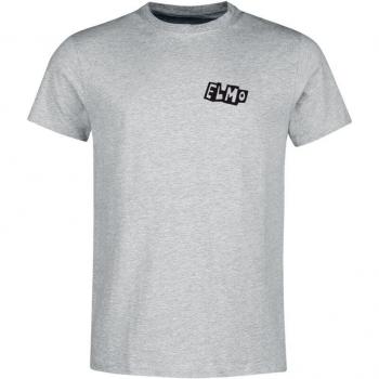 Men’s Elmo King of Rock Tee – Mottled Grey, Sizes S to 3XL