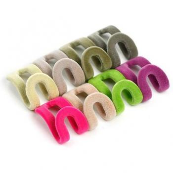 Ganchos de percha flocados