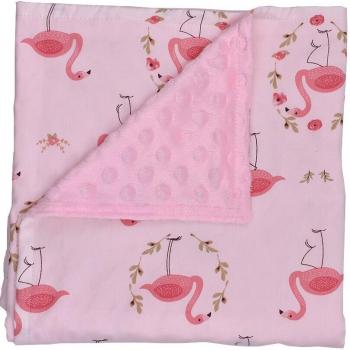 Striped Minky Baby Blanket 80x75cm