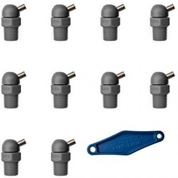 Buse haute pression pour durite de liquide de refroidissement 1/4 gris