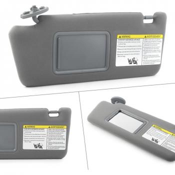 Left Right Gray Sunshade for Toyota Tacoma 2005-2007 W/O Light