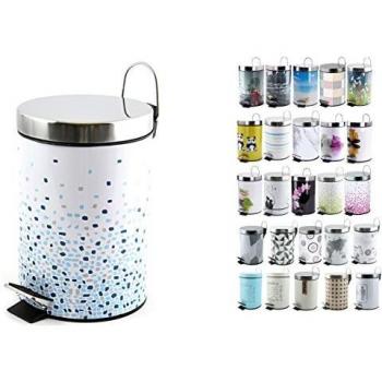 Papelera MSV Brest 3L Metal Acero Inoxidable