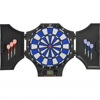 Bersaglio Freccette Elettronico 83x45x4 cm, Rosso e Nero