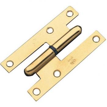 Acero Latonado Pernio Derecho 41x80 mm – Modelo 403‑8 AMIG