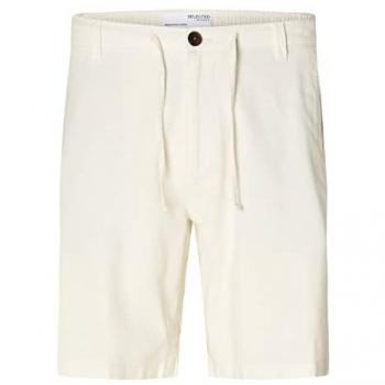 Pantalón Chino de Hombre Selected en Color Offwhite