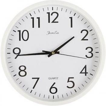 Reloj de pared de salón blanco