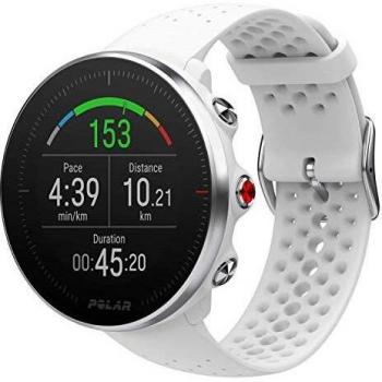 Polar Vantage M White Unisex Sportwatch – Adult (Size S/M)