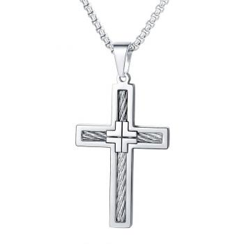 Bijoux FaithHeart Croix Croisé pour Homme et Femme