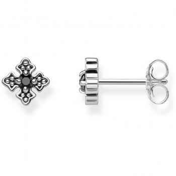 Royalty Negro: Pendientes de Plata Thomas Sabo