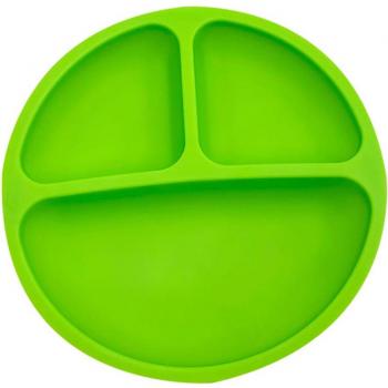 Assiette en Silicone avec 3 Grilles