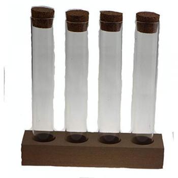 Support bois 4 tubes d’essai BT1001