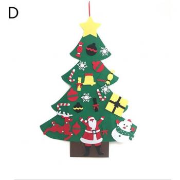 DIY Felt Santa Claus Christmas Tree Decor