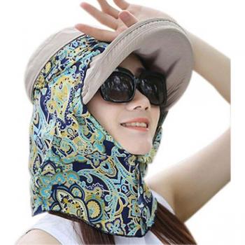 Gorra de mujer para actividades al aire libre con protección UV