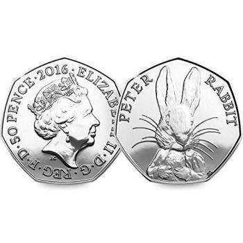 UK 50p Peter Rabbit 2016 Change Detector