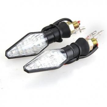 12V Dual Color Motorcycle LED Turn Signal