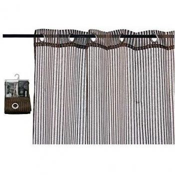Stilvolle Vorhänge mit Ösen 140x260 cm Braun