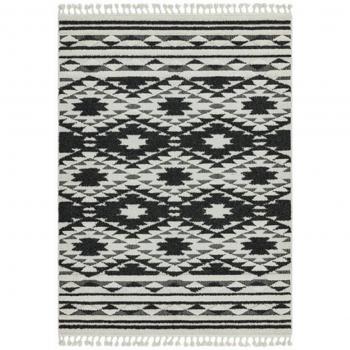 Tapis Noir Ethnique 200x290 cm