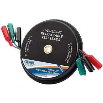 SnapBack 64763 3‑Cable Retractable Tester