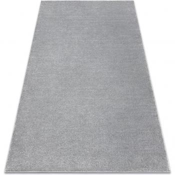 Tapis gris uni Softy 60x100 cm