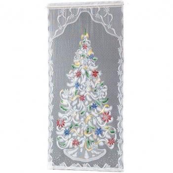 Tissu de Rideau Noël Printemps, Motif Renne, Chambre et Salon Déco