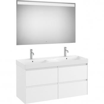 Ona 4 compartiments 1 200 mm blanc