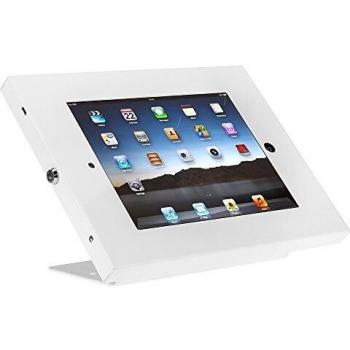 SecurityXtra Soporte de Seguridad para Escritorio Inclinado iPad Pro Blanco