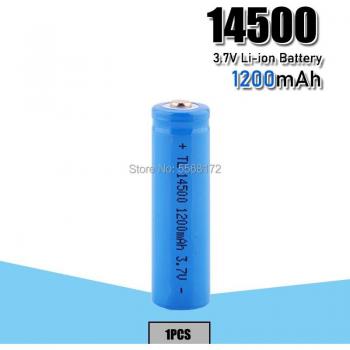 14500 Rechargeable Lithium-ion Battery 3.7V 1200mAh