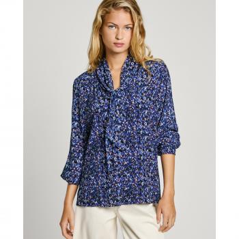 Chemisier femme Pepe Jeans col lavallière