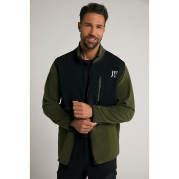Giacca JAY-PI antivento in pile e maglia, Donna, verde, 3XL, Poliestere