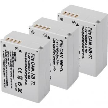 Batería 7L 1400 mAh para Canon G10/G11/G12