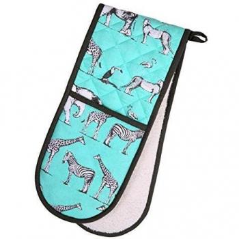 Dexam Mint Safari Double Oven Glove