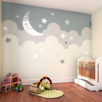 Nighttime Children's Sky Dove Wall Mural