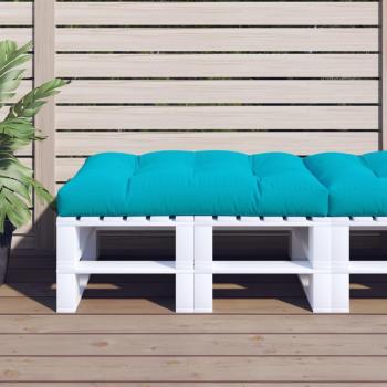 Cuscino per Sgabello Turchese 120x80x12 cm in Tessuto