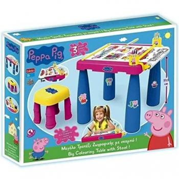 Set Tavolo e Sgabello Peppa Pig per Attività Creative
