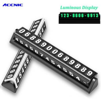 Accnic L4 Rotatable Car Phone Number Sticker