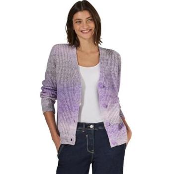 V-Hals Paars Vest voor Dames – Cecil XL