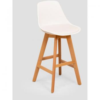 Sklum Tabouret Alto Nordique Blanc 65 cm